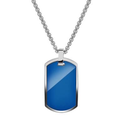 Kette ohne Anhänger ADELIA´S "Halskette mit Anhänger – aus Edelstahl", blau, Halsketten, Damen, 61cm, Edelstahl, Ein stilvolles Geschenk für besondere Momente