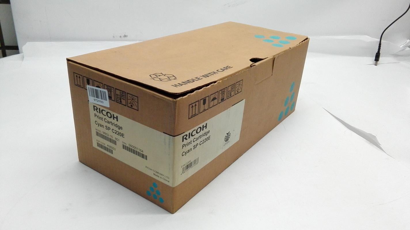 Ricoh SP C220 tonercartridge cyaan voor Ricoh SP C240DN, SP C242DN, SP C240SF, SP C242SF, 2000 pagina's