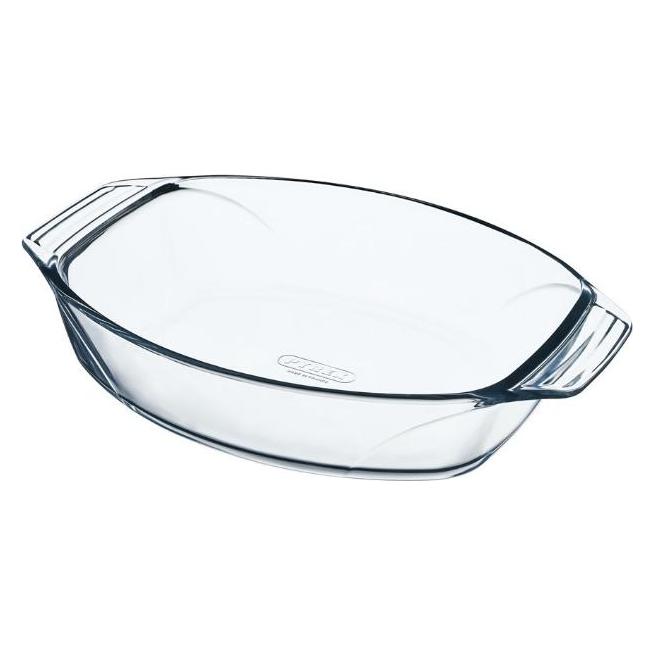 Pyrex 411B000 Backblech 2,8 L Oval Glas Auflaufform (411B000)
