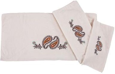 Paseo Road by HiEnd Accents Paseo Road Rebecca Embroidered Western Paisley Towel Set, 3PC