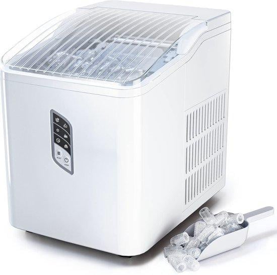 Witte plastic ijsblokjesmachine