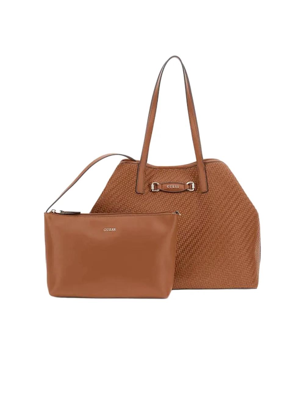Guess Damen-Shopper-Handtaschen aus gewebtem Stoff