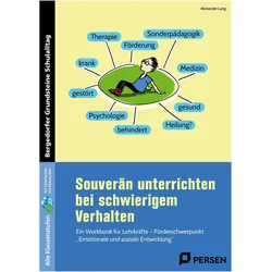 Lang:Souverän unterrichten bei schwieri, Schulbücher von Alexander Lang