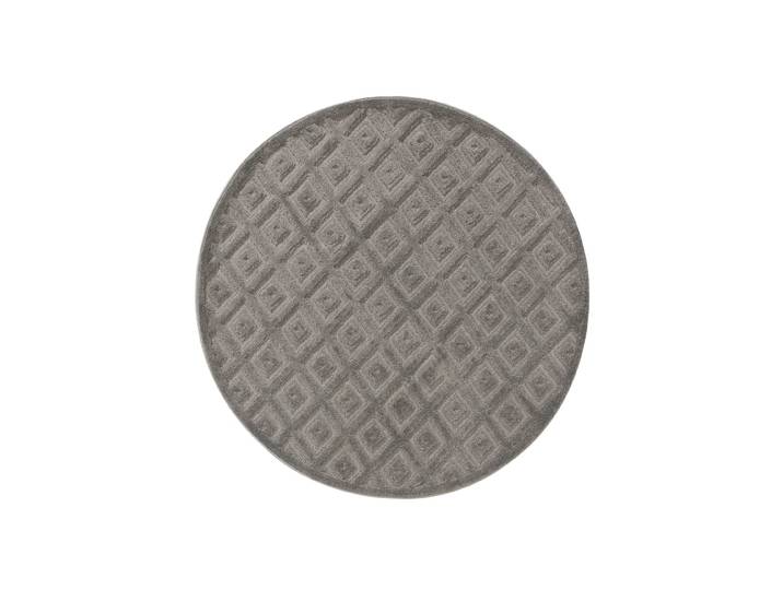 Tapis gris clair D 200 rond