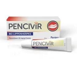 PENCIVIR bei Lippenherpes Creme 2 g