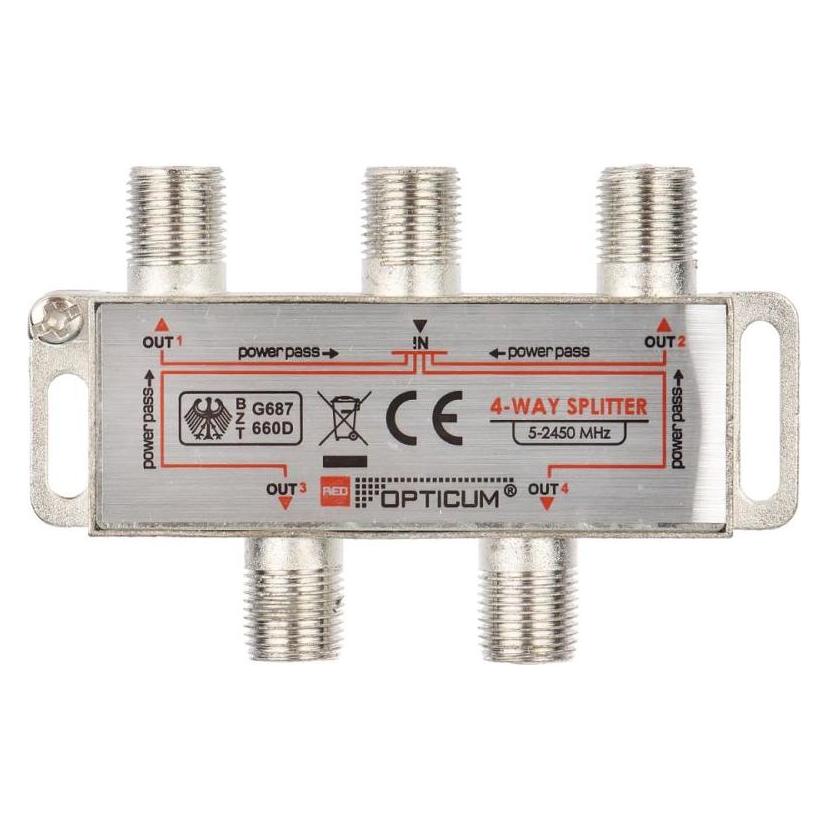 Opticum Verteiler 1-4 DVB-T SAT 4x1 (41299644)