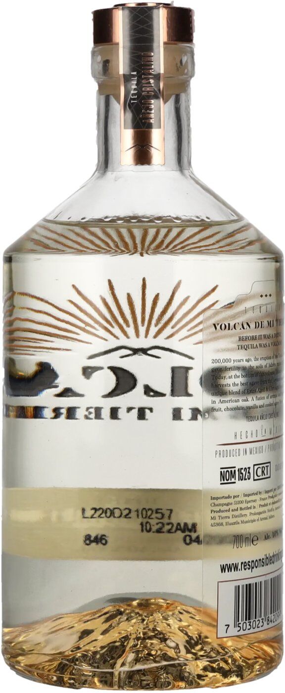Volcan de Mi Tierra Tequila AÑEJO CRISTALINO 40% Vol. 0,7l