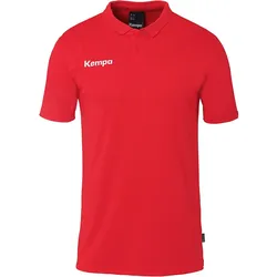 Kempa Poly Poloshirt rot M