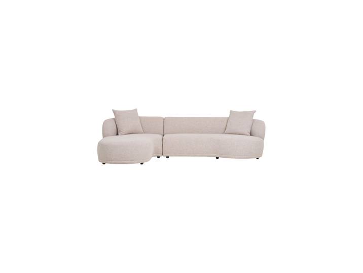 4-Sitzer Design Ecksofa „Kingston“ Sand Chosen by Bloomingloft