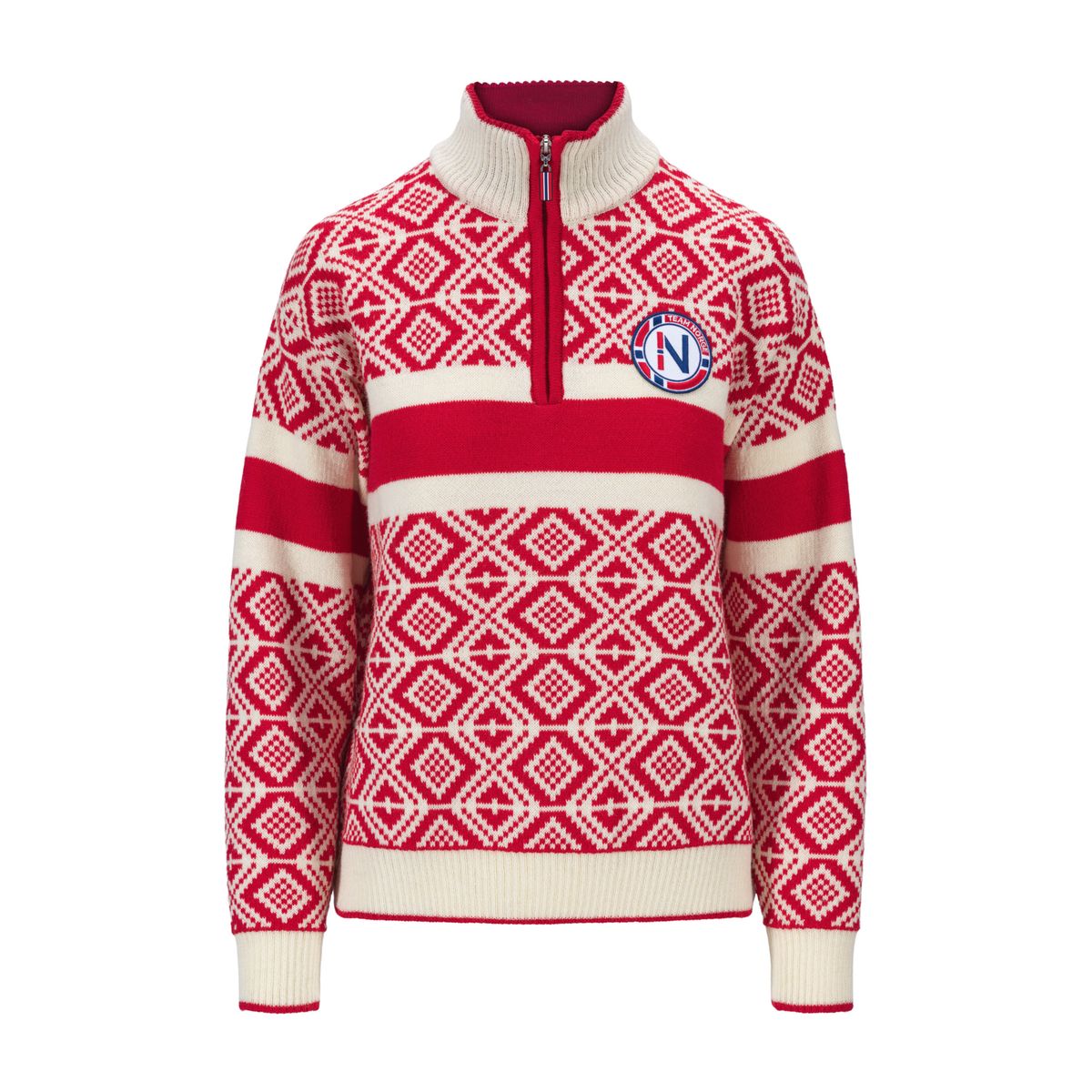 Dale of Norway Team Norway Cortina Fem. Sweater raspberry offwhite (B00) L 96261-B00-L