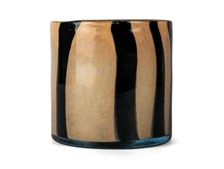 Byon Photophore-Vase Calore M Ø15cm Black-beige