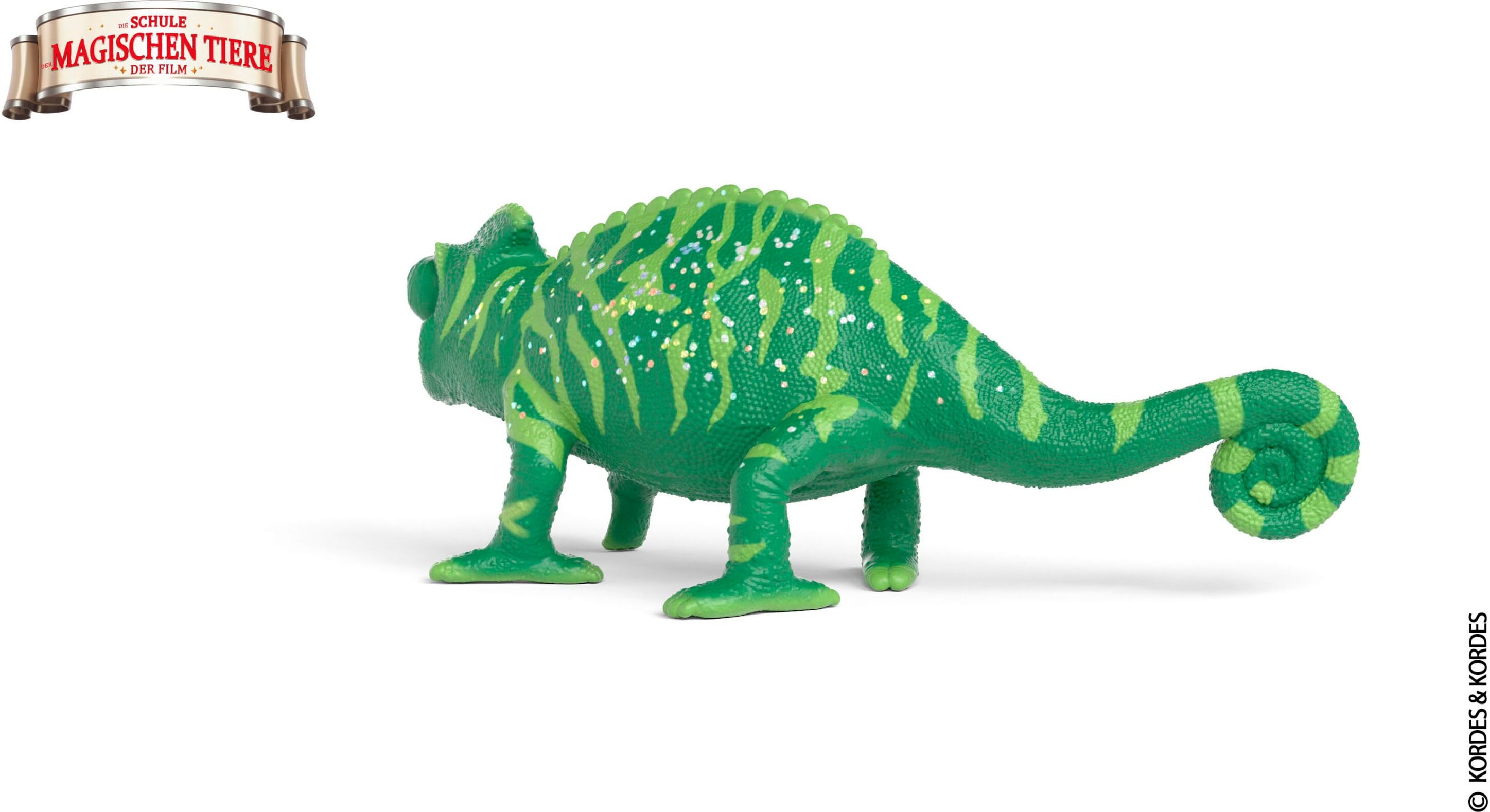 Spielfigur SCHLEICH "Die Schule der magischen Tiere, Caspar das Chamäleon (14911)", bunt, Spielfiguren, Kinder, Kunststoff, Spielfigur