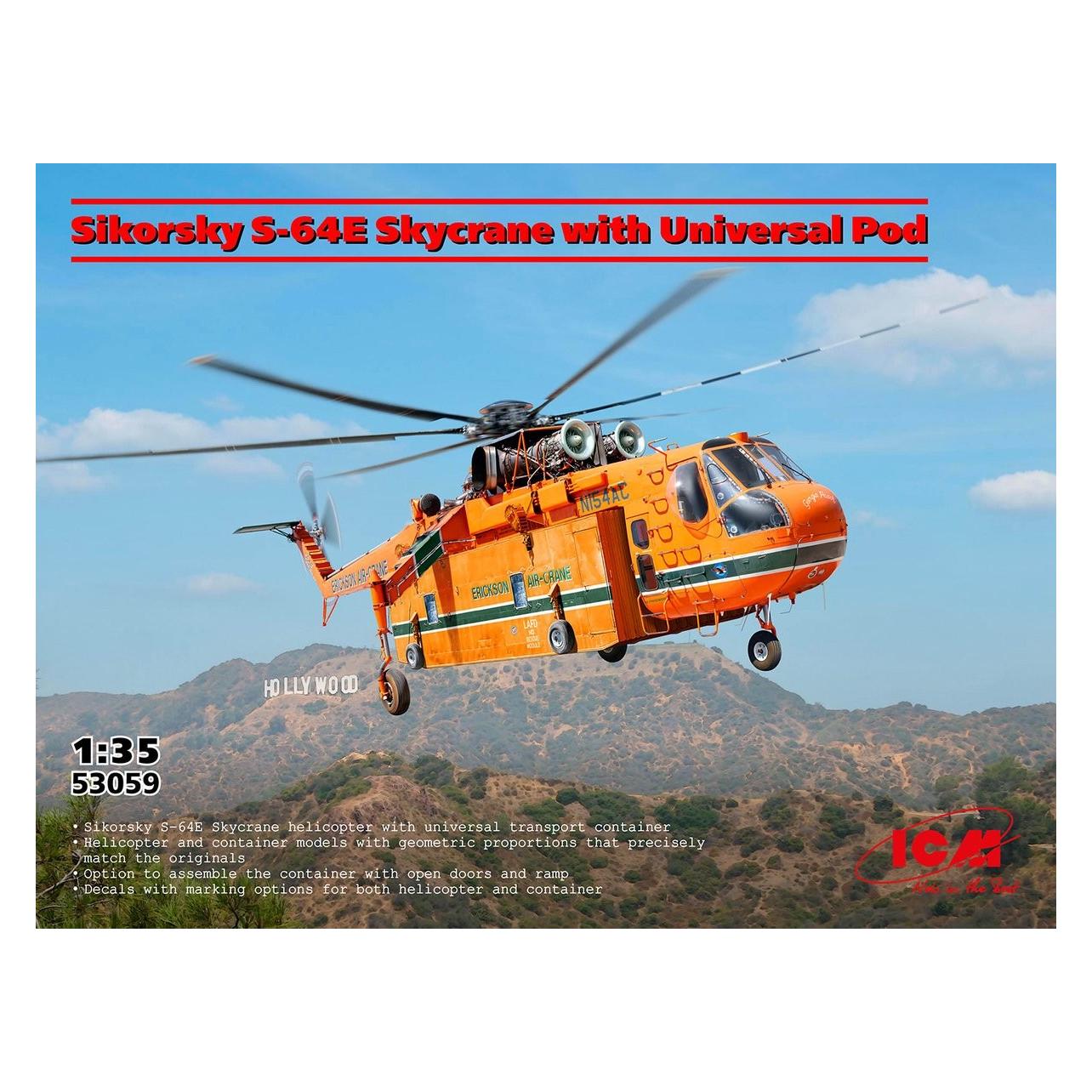 ICM Sikorsky S-64E Skycrane with Universal Pod (53059)