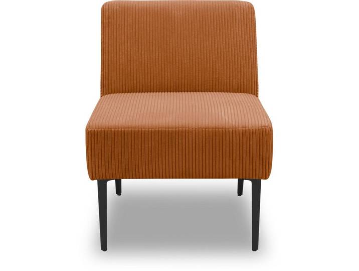DOMO collection Sessel 700010 Lieferzeit nur 2 Wochen, auch einzeln stellbar, Cord-Bezug, Fußhöhe passend für gängige Saugroboter!
