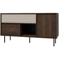 SIDEBOARD Astra Dunkles Holz und Kaschmir