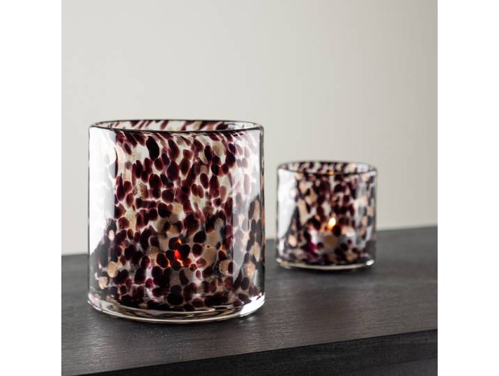 Teelichthalter Dots 12cm