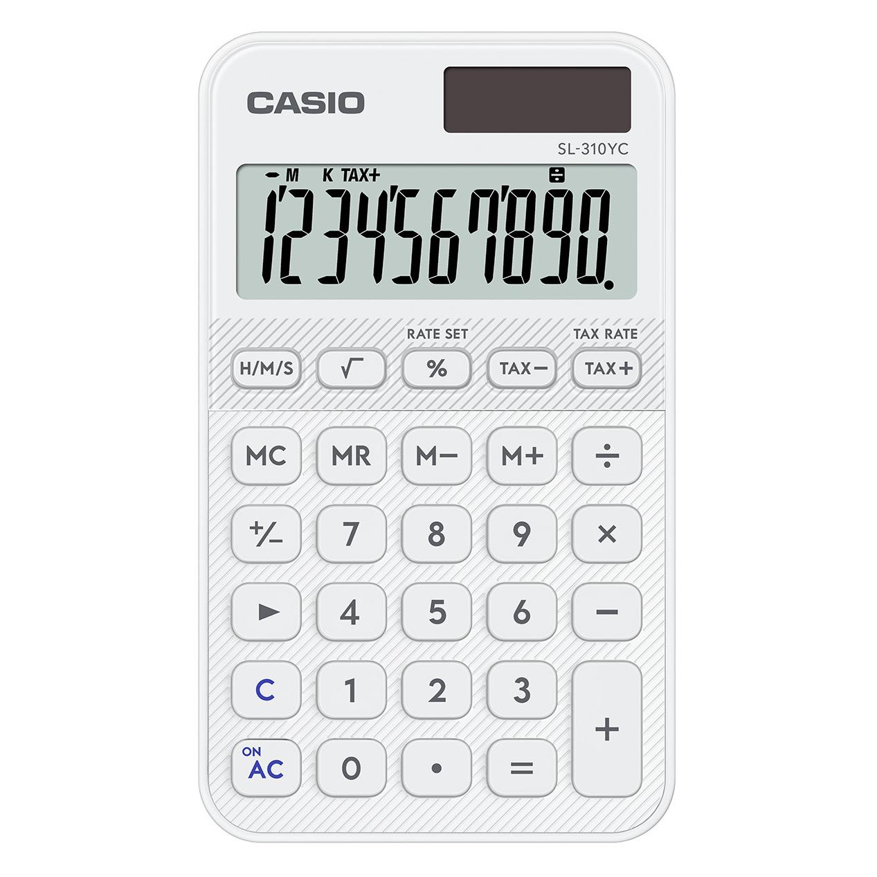 Casio SL-310YC-WE weiss (Batteriebetrieb, Solarenergie) (SL-310YC-WE)