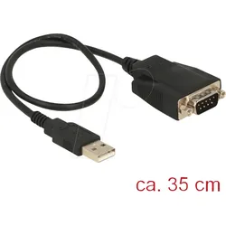DELOCK 62958 - Delock Konverter USB 2.0 A Stecker > seriell DB9 Stecker ESD 35