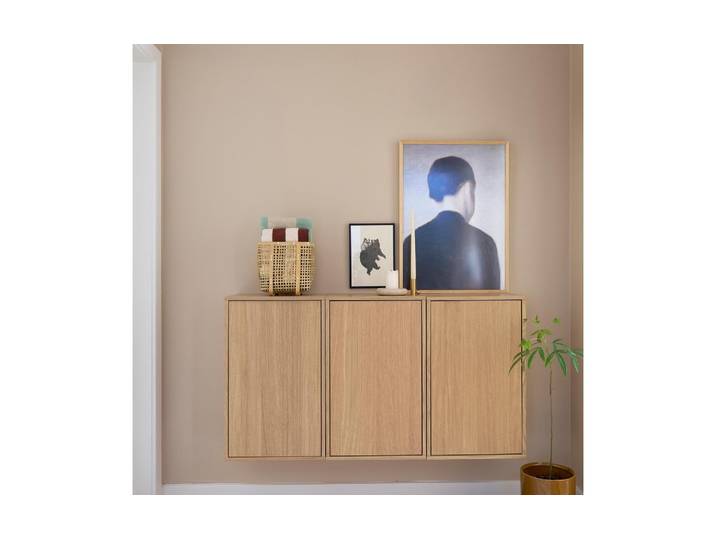 Mehrzweckschrank ReCollector , braun (hellbraun), B:43cm H:70cm T:30cm, Schränke, Mehrzweckschrank
