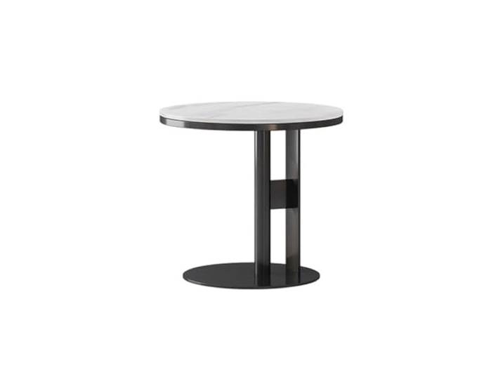 YCCHAH Bett mit Stauraum Italienischer Sofa-Beistelltisch, Rock Plate-Ecktisch, Wohnzimmer, nordischer, einfacher, runder, Kleiner Beistelltisch, Nachttisch Desktop