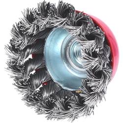 KS Tools 340.0025 Rostfreie Stahldrahttopfbürste 0,5mm, Ø 65mm