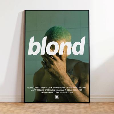 Uplifted Finds Modern Blond Frank Ocean Hypebeast Rap Fashion Album Wall Art Canvas 40 X 50 Cm No Frame a