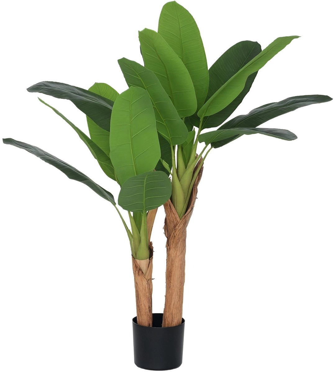 Golaro Bananen Kunstplant in pot, Groen, Hoogte: 120 cm