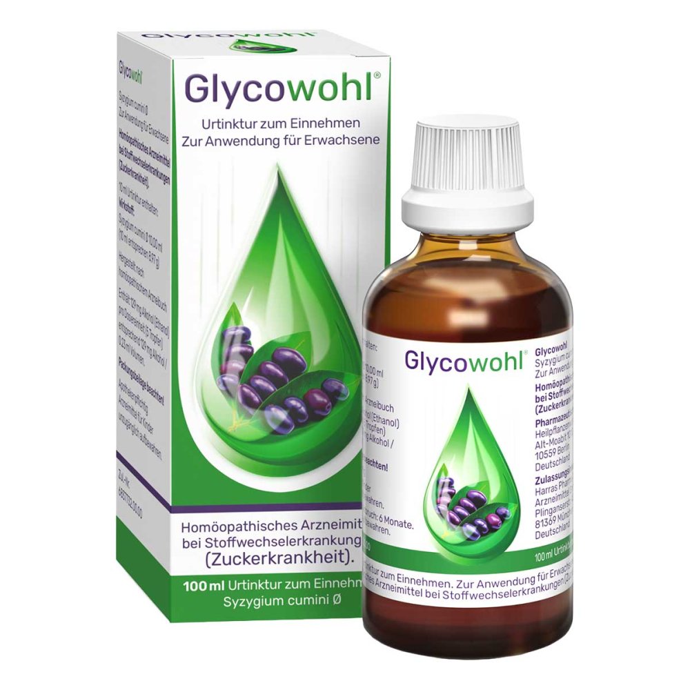 Heilpflanzenwohl GmbH Glycowohl® pflanzliche Tropfen bei Diabetes und Blutzucker 13749320