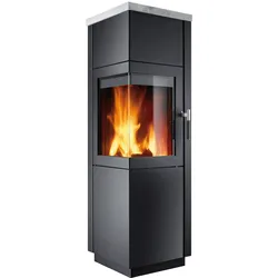 Kaminofen Hark 112 ECOplus 6 kW - Naturstein - Korpus: graphit
