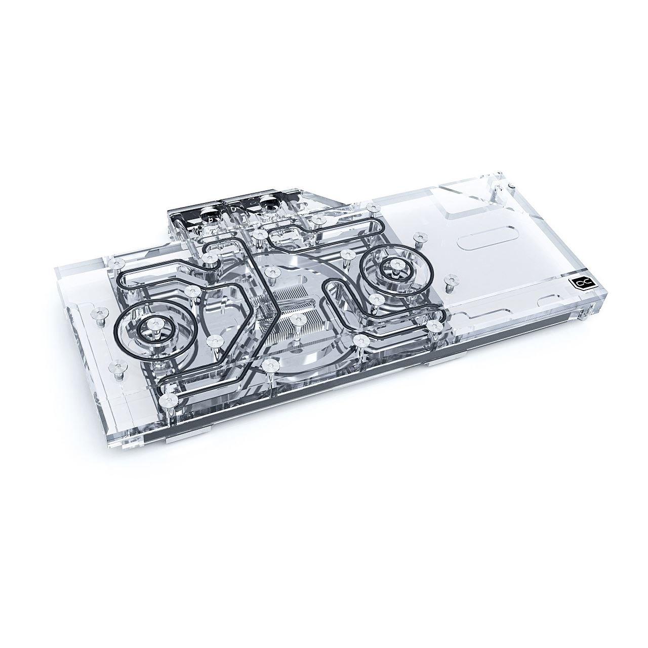 Alphacool Eisblock Aurora Acryl GPX-A Radeon RX 6800/6800XT/6900XT Reference mit Backplate