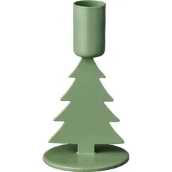 IB Laursen Kerzenhalter für Stabkerzen und Dünne Kerzen Tannenbaum, Höhe 7.3, Ø 3.8 cm, für Ø 1,3 cm Kerzen