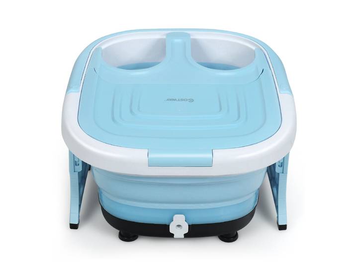 Voetbad Massager Opvouwbaar met Afstandsbediening Voetbad Whirlpool 42 x 40 x 24 cm Blauw