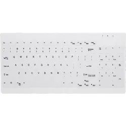 Active Key AK-C7012F-U1-W/GE (DE, Kabelgebunden), Tastatur, Weiss