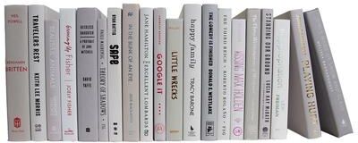 Booth & Williams Decorative Books - Marble Books - Grey Books By The Foot