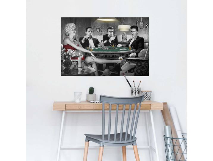 home24 Poster Chris Consani - Four Of A Kind papier zwart 61 x 92 x 0cm