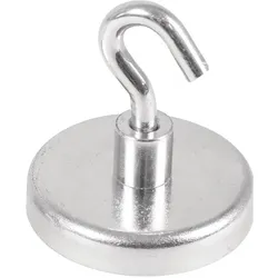 HP Autozubehör, Magnet, Kraftmagnet Ø 47 mm verzinkt, mit Haken (5x)