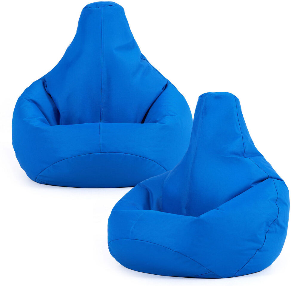 icon Kids Recliner Beanbag Indoor and Outdoor Red Set of 2 Blue Small