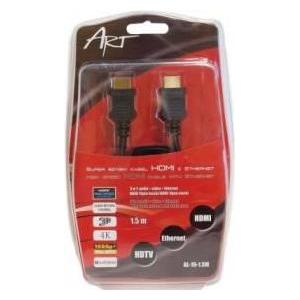 Art Kabel HDMI - HDMI czarny (KABHDMI/HDMIAL10) (1.50 m) (KABHDMI/HDMIAL10)