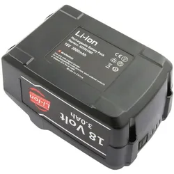 Avizar, Werkzeugakku + Ladegerät, Akku Metabo BS 18 Werkzeug 3000mAh (18 V)