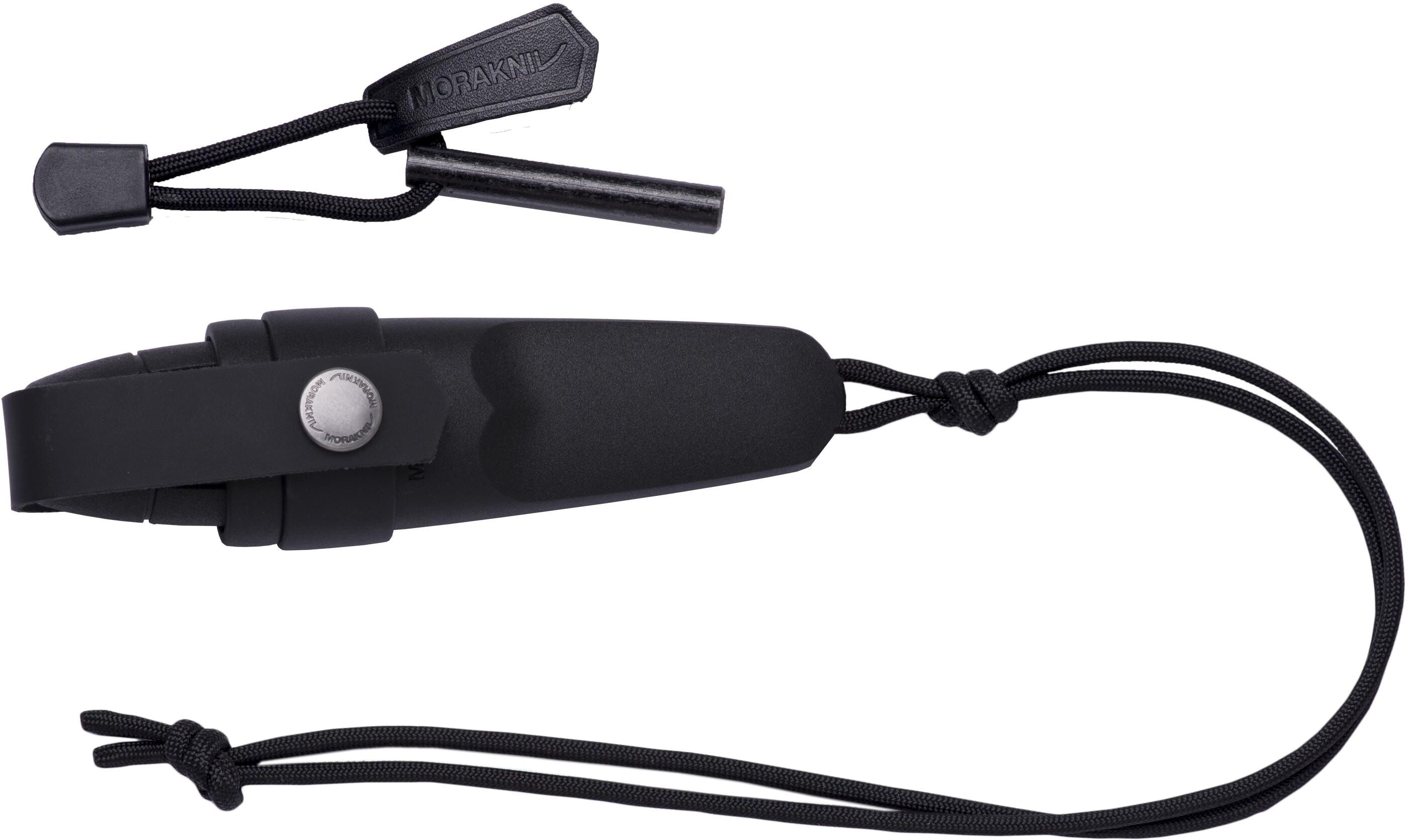 Taschenmesser "morakniv Survival Knife Eldris with Fire Kit Black", schwarz, L:14,5cm, Edelstahl, Outdoormesser, Taschenmesser schwarz Einheitsgröße