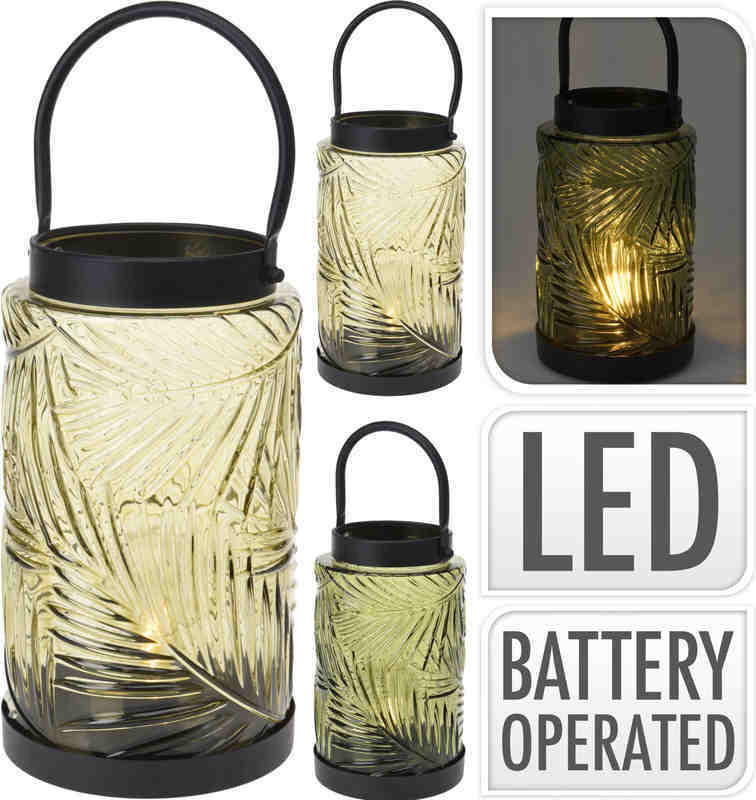 ProGarden LED Lantaarn voor tuin, terras of balkon, geel