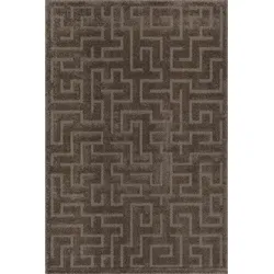 TEPPICHLÄUFER Geometrisch MUOTA Polypropylen Braun 80 x 150 cm