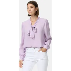 PM SELECTED Damen Edle Business Crepe Blue mit Schleife in Einheitsgröße PM62