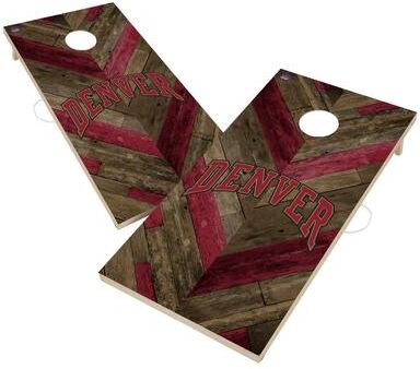 Skip's Garage Denver Pioneers Cornhole Board Set