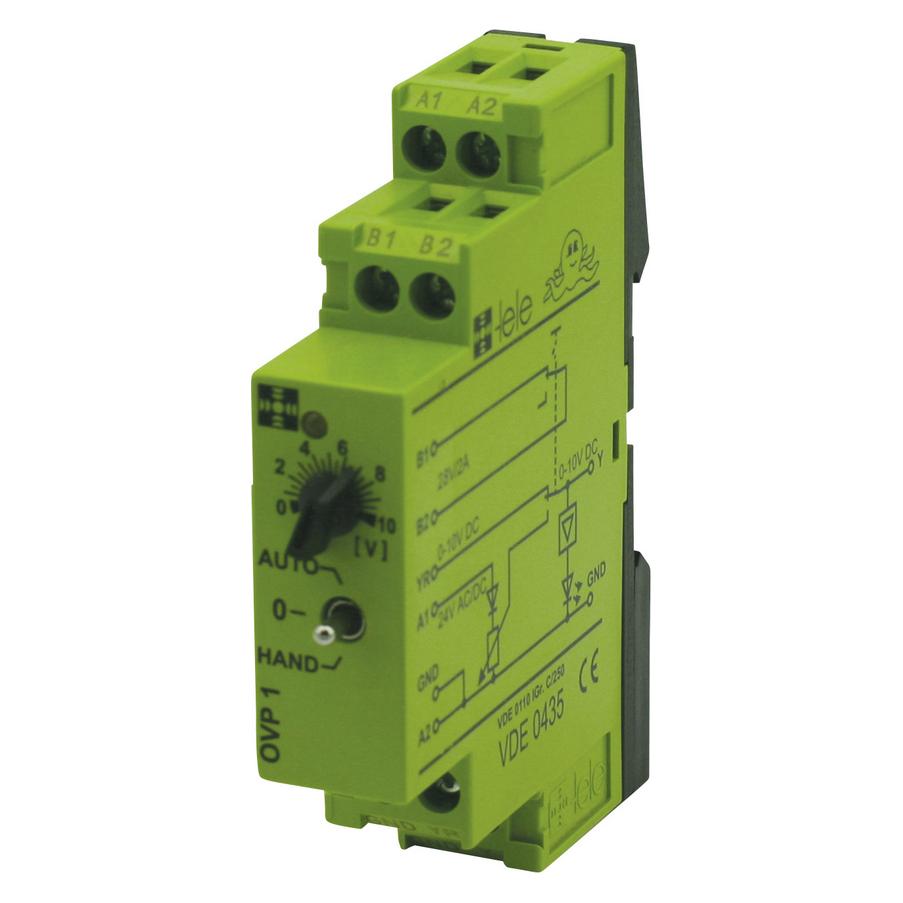 Tele OVP1 24 V/AC/DC 0 - 10 V Koppelrelais 24 V/DC, 24 V/AC 1 St. (170012)