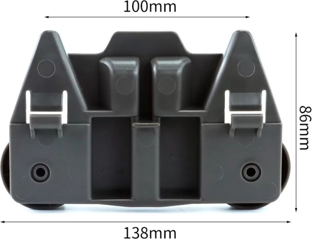 INF Roulette de Panier Inférieur de Lave-Vaisselle W10195417 - Lot de 2, Plastique ABS