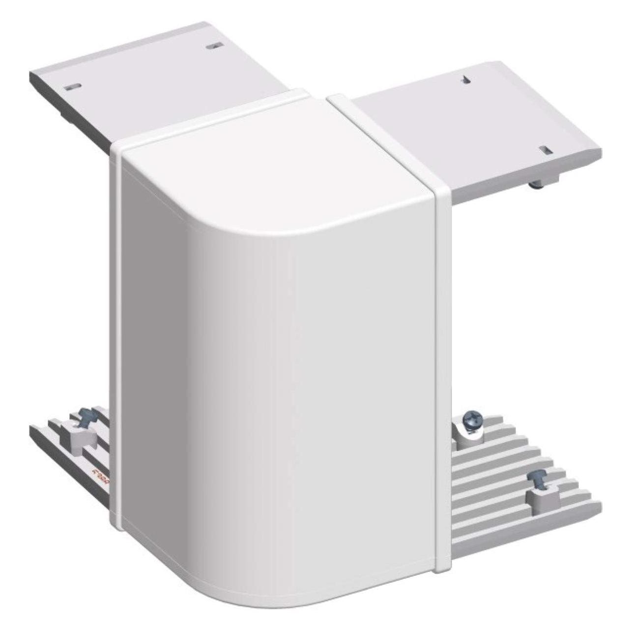 TEM Serie Modul Brüstungskanal UNIVERSAL Ecke MA130x65 PW (6.50 cm) (RT40PW-U)