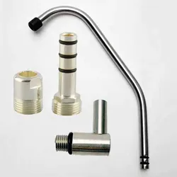 UMH Pure Anschluss-Set für Carbonit SanUno rhodium