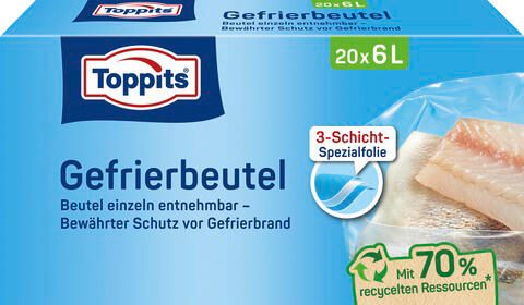 Toppits Gefrierbeutel 6,0 l 2802865003