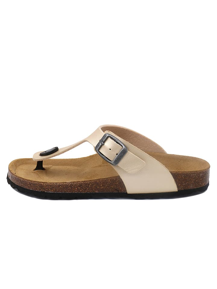 billowy Zehentrenner in Creme - 38